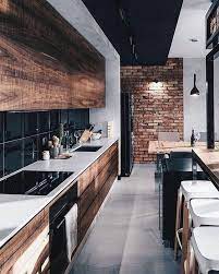 We all know the hood atop the stovetop can be a slight eyesore. 8 Best Small Kitchen Ideas 2020 Photos And Videos Of Small Kitchen Industrial Kitchen Design Luxury Kitchens Interior Design Kitchen