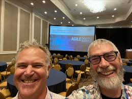 Kevin Callahan, MSPOD, ICE-EC and I getting ready for our #agile2022  workshop.