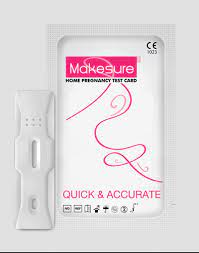 It is holding the pregnancy tester between your fingers and confirming your pregnancy. How To Use Make Sure Home Pregnancy Test Card Pregnancy Test Kit