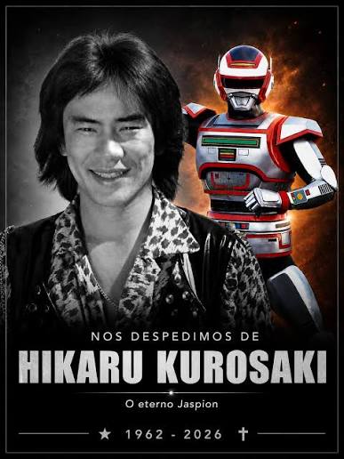 Hoje nos despedimos do ator Hikaru Korosaki, o eterno JASPION, aos 64 anos.  Herói da infância de muita gente. 😔😔😔 #jaspion #tokusatsu #infancia  #nostalgia #manchete