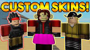 Making My Own Custom Arsenal Skin Roblox Youtube