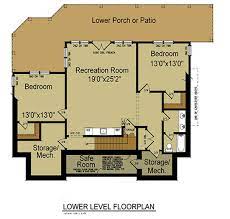 Mountain House With Open Floor Plan By