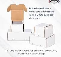 Amazon.com: BCW 200 Count Trading Card Storage Box | Cardboard Organizer  for Sports and Gaming Cards | Durable 200 lb. Test Strength | Assembly ...