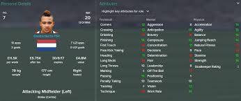 He has an athletic body build. Fm 2015 Player Profile Memphis Depay Football Manager Stories