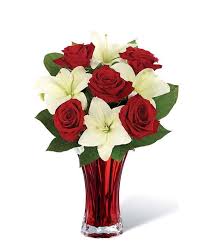 Maybe you would like to learn more about one of these? Classic Red Rose White Lily Bouquet At From You Flowers