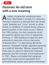 We did not find results for: They Re Out To Get Me Evaluating Rational Fears And Bizarre Delusions In Paranoia Mdedge Psychiatry