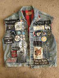 Now that i have reached an age where i'm expected to focus on the practical … Pin By Adam Dockery On Punk Patches Diy Punk Outfits Punk Jackets Attitude Clothes