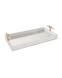 There are a variety of possibilities with this stylish and functional enamelware tray! Enameled Tray Neiman Marcus