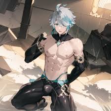 genshin impact, al-haitham, alhaitham (genshin impact), gojo senpai, 1boy -  R34 Vault