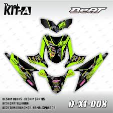 Dekal Stiker Motor Honda Beat Karbu D X1 008 Di Lapak Decal Kita Bukalapak