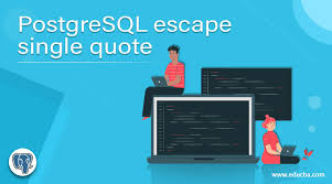 First let's break down the strings the replace is using: Postgresql Escape Single Quote Basic Syntax Of Postgresql Escape