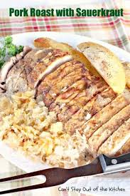Pork Roast With Sauerkraut Delicious And Succulent Old World Recipe Pork Sauerkraut Potatoes Mai Pork Roast And Sauerkraut Pork Roast Recipes Pork Roast