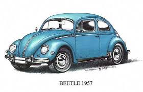 Blue 1957 Volkswagon Beetle 3 Volkswagonclassiccars Auto Zeichnungen Volkswagen Kafer Und Blaue Autos