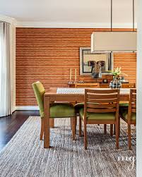 #dining room #tropical #wallpaper #grasscloth #blue * white #console #buffet #cutting board #cinoiserie #censationalgirl.com #interior design #blue #indigo. How To Keep Your Modern Interior Warm And Inviting Marcelle Guilbeau