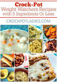 That doesn't mean you have to worry about automatic pound creepage on monday am. 40 Crock Pot Weight Watchers Recipes With 5 Ingredients Or Less Crock Pot Ladies