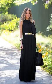 Black Maxi Dress Outfits To Wear This Summer Black Maxi Dress Outfit Fashion Black Maxi Dress