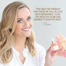 Did you know @reesewitherspoon fell in love with Biossance because of our  Vitamin C Rose Oil and the healthy glow and bounce it gives to the skin?  This is due to an