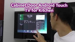 We can listen to the radio, cds or have the news on as we work. Kitchen Tv Under Cabinet Cabinet Door Tv From Avel
