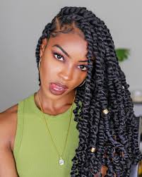 Natural Hair Mag On Instagram Put A If You Agree These Passion Twists Are Becoming Popular For In 2020 Twist Braid Hairstyles Natural Hair Styles Twist Hairstyles