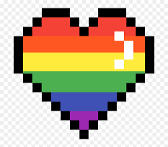 Check spelling or type a new query. Transparent Rainbow Heart Png Pixel Heart Transparent Background Png Download Vhv