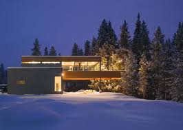 Modern bathroom,and great overstuffed living area furniture. modern home in beautiful estes park. Modern Mountain Chalet In Colorado Winter Wonderland By Architect Michael P Johnson