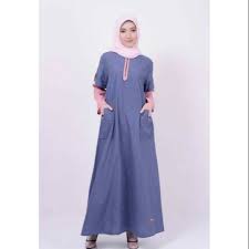 Gamis biru dongker kombinasi pink. Gamis Dewasa Nibras Nb 140 Casual Biru Dongker Mix Pink Original Branded Shopee Indonesia