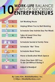 10 Work-Life Balance Habits Of Successful Entrepreneurs | By Larry Kim |  Mission.org | Medium
