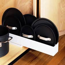It would be an enjoy with all the pots and pans stored properly in the kitchen. Pot Lid Organizer The Container Store