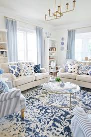 Living room design ideas 2021. Spring Home Tour And 12 Decorating Ideas For Spring Thistlewood Farm Blue And White Living Room White Living Room Home Living Room