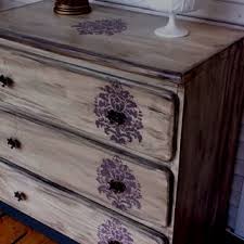 Palliser Laminate Dresser Painted Cream And Gray With Damask Print And Distressing Guest Bedroom Remodel Master Bedroom Remodel Small Bedroom Remodel