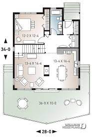 Discover The Plan 3938 The Skylark Which Will Please You For Its 1 2 3 Bedrooms And For Its Cottage Chalet Cabin Styles Cabin House Plans A Frame House Plans House Floor Plans