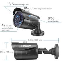 Please do not assume a human eyes view angle from a cctv camera, the real coverage might be totally different than what you think it we use 6mm cameras for entrance and drive way. P11deatti 4 In 1 Outdoor Cctv Camera Hd 1080p Security Camera With 3 6mm Lens For 80 Degree View Angle And 114ft 35m Night Vision For Home Surveillance System Black Electronics Others On Carousell
