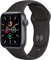 Apple watch se 40 mm. Amazon Com New Apple Watch Se Gps 40mm Space Gray Aluminum Case With Black Sport Band