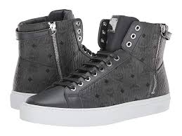 Mcm Logo Group Lace Up Turnlock Sneakers Zappos Com