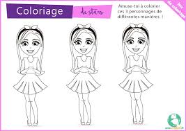 8 génial coloriage fille 6 ans collection. Coloriage 3 Personnages Filles