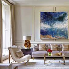 Oil Painting Hand Made Extra Large By Huixinzhaiartstudio On Etsy Decor Interior Design Living Room Decor