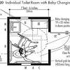 The bathroom doors can open both to the outside or inside. 1