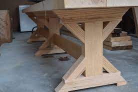 Woodwork X Leg Dining Table Plans Pdf Plans Farmhouse Table Legs Farmhouse Table Plans Farmhouse Kitchen Table Diy