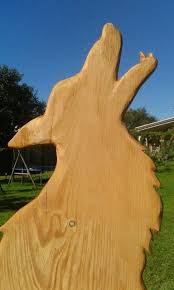Wolf In 2020 Gartengestaltung Ideen Zaun Kunst Gartendeko Holz