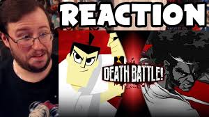 Gor's DEATH BATTLE! Samurai Jack VS Afro Samurai REACTION - YouTube