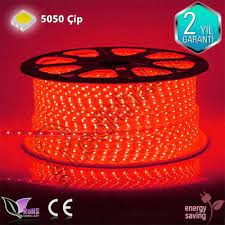 dis mekan serit led 220 volt uc cipli kirmizi 100 metre led urunler
