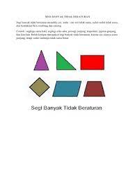 Oct 20, 2020 · 3. Segi Banyak Tidak Beraturan