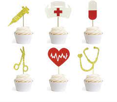 Check spelling or type a new query. Buy Tetor Nursing Cupcake Toppers Nurse Graduation Cupcake Picks Cake Decorations For Medical Rn Themed Party Supplies 36pcs Online In Turkey B07wqr6fx6
