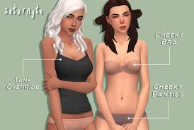 Custom content are popular among sims 4 players. Love 4 Cc Finds Saturnyte Tank Override And Underwear Recolors