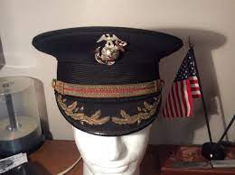 Marine Corps Officers Dress Hat 1920s Roy Berry Collection Marine Corps Uniforms Marine Corps Marine Corps Officer