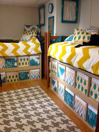17 Smart Simple Ways To Decorate Your Dorm Room Dorm Room Bedding Dorm Room Storage College Dorm Bathroom