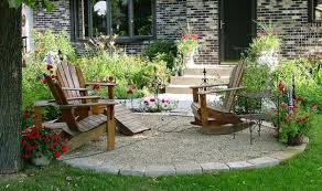 Front Yard Desertscape Seating Area Google Search Front Yard Patio Patio Stones Pea Gravel Patio