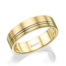 Image Result For Mens Wedding Rings Brushed Gold Wedding Ring Classic Wedding Rings Mens Gold Wedding Band