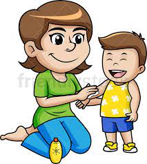 Download high quality royalty free sunscreen clip art from our collection of 41,940,205 royalty free clip art graphics. Mom Applying Sunscreen To Child Cartoon Clipart Friendlystock Children S Rights Child Custody Cartoon Kids