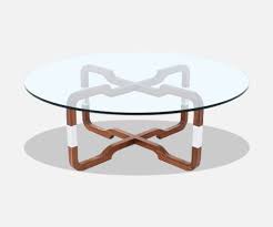 Coaster 720218 cuppuccino glass top coffee table with stool. Coffee Tables Products Section Danish Modern L A